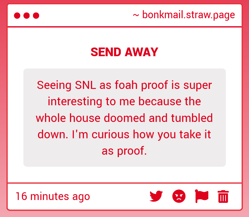 dgonclick's tweet photo. lmfao an opposite effect for sure, ive seen it all so im aware besides that ive seen countless of skits of cringesnl and most people that reacted that way dont even know how it functions (i call them the hivemind)

my way of thinking was, if you dont have finn+ https://t.co/FwZZJOYziK