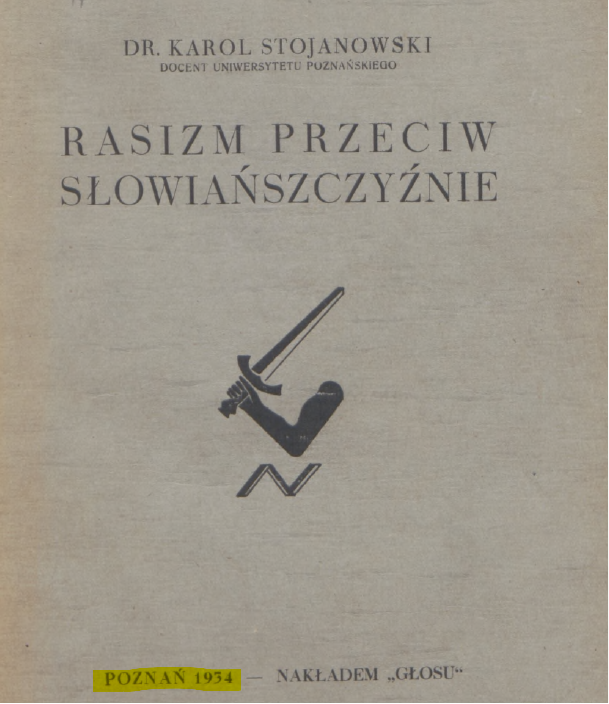 MeklerRafal's tweet photo. Jako że w ramach odtrutki od obecnego głównego nurtu lubię sięgać po książki z czasów gdy wiele prawd obiektywnych nie było podważanych, tak przeczytałem niedawno pozycję z 1934 roku: "Rasizm przeciw słowiańszczyźnie" gdzie Dr. Karol Stojanowski (jeden z twórców NSZ) analizuje nazizm niemiecki w kontekście Polaków i szerzej Słowian.
Abstrahując jednak od doniosłej treści książki, uderza jak bardzo wiele analogii dręczy nas dziś tak jak dręczyło naszych rodaków nieco ponad sto lat temu. 
Dziś prawo do ingerencji w sprawy polskie rości sobie Unia Europejska, prawie wiek temu podobne roszczenia miała wobec nas Liga Narodów. 
Wiele się zmienia, pewne sprawy się nie zmieniają.