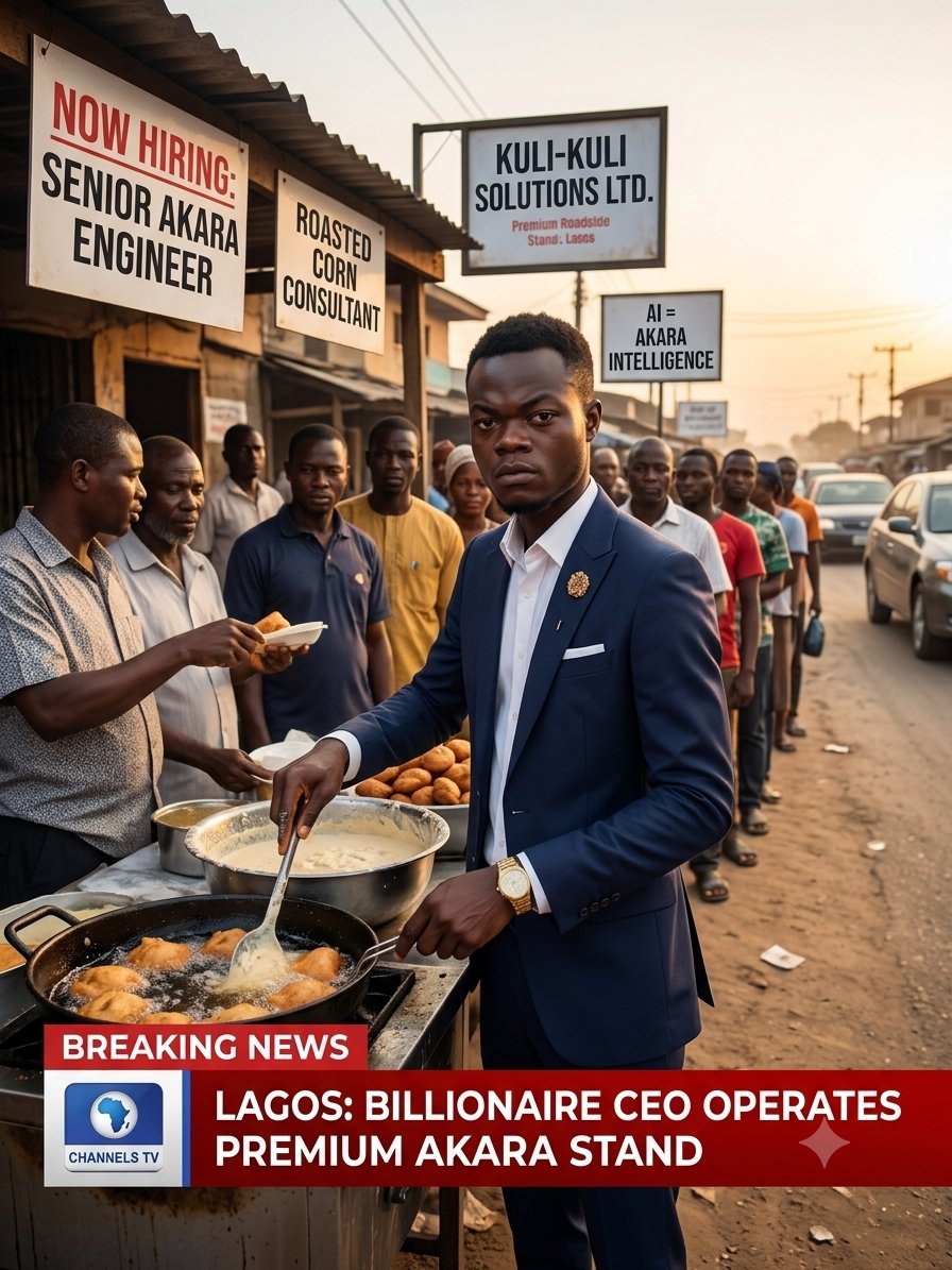 Samulee001's tweet photo. Forget cybersecurity... make I first secure one akara stand. 😂🔥 
Finally, my https://t.co/mwUaoTfhC5. in Computer Science has prepared me to fry akara. 💀 https://t.co/FwAZplmj43