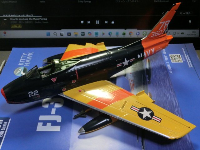 Tetsu_Lanta's tweet photo. このキット、ミサイルの取り付け穴が、左右非対称だ。
左で外すぎ。もう根本的には直せない、きちんと埋められないので、何かピンのようなものがある、でごまかし。
さすがは中華。合うとかそういう以前の問題だった。
※後知恵で確認しないと、というヒトはアナタが作ってね。
#プラモデル
#FJ3 https://t.co/YKfc6VacRL