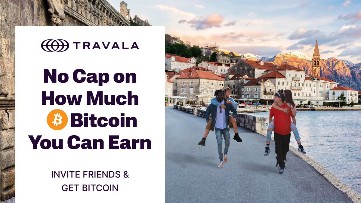 travalacom's tweet photo. Most reward programs cap your earnings 🚫

Ours doesn't

✅ Invite 1 friend → $50 in Bitcoin
✅ Invite 10 friends → $500 in Bitcoin
✅ Invite 100 friends → $5,000 in Bitcoin

No limit. No cap.
Get your link 👉 https://t.co/FM3zsDTSJZ https://t.co/3LnFDnOotd