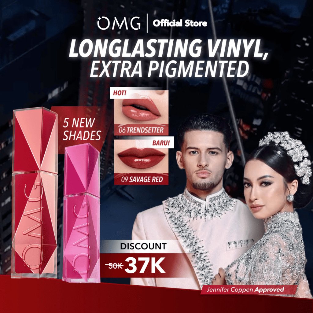 forkyungsoo12's tweet photo. ￼[NEW SHADE!] OMG OH MY GLAM Colorlast Lip Vinyl 2.5 g - Transferproof Gloss - Longlasting Stain- Intense Color - Plumpy &amp; Comfortable On Lips https://t.co/MafPH5KvMi https://t.co/OKTnGL6hsV
