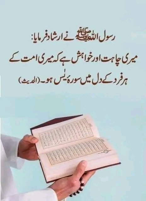 __SZ22's tweet photo. پیارے محمد ﷺ کی خواہش کہ میری امت کے ہر فرد کے دل میں سورہ یٰسین ہو 🫶🏻 https://t.co/cLV9QsKyHp