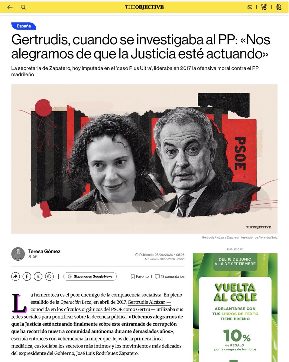 Jagarciar14's tweet photo. Gertrudis , secretaria de Zapatero, se alegraba que actuase la Justicia en casos del PP. Seguro que ahora lo entiende y colabora con la Justicia. O no es lo mismo con la corrupción socialista? Tengo dudas. Esperemos. https://t.co/mCmfukiugd
