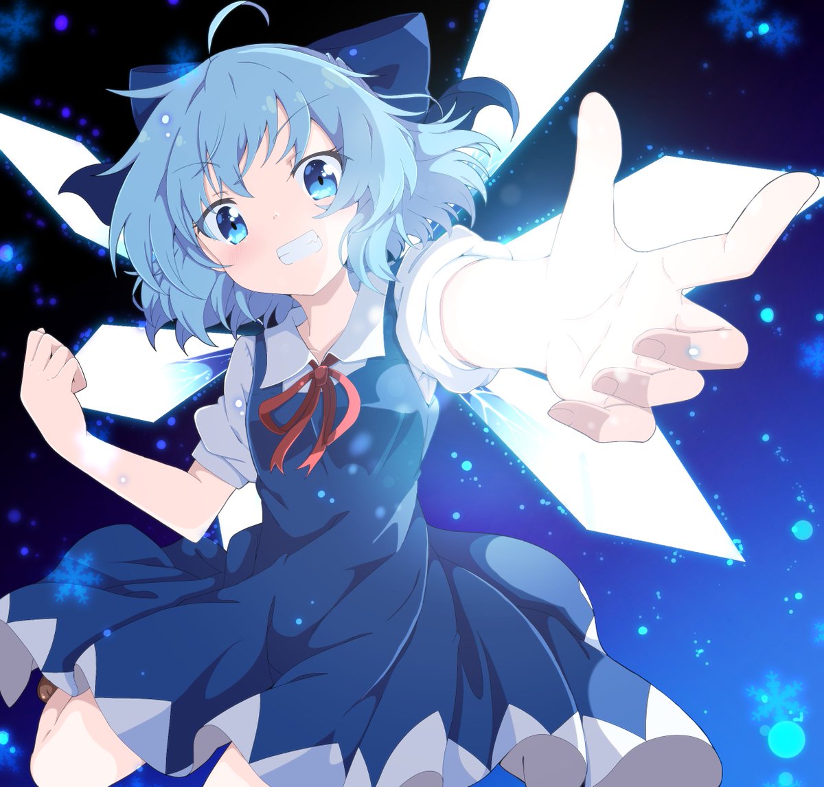チルノ(東方Project) 「ダイアモンドブリザードなチルノ」|ドゥーのイラスト