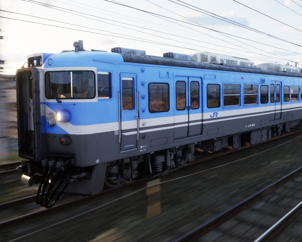 1100/1500用HG仕様415系スキン・・・七尾色・国鉄色 #走ル列車