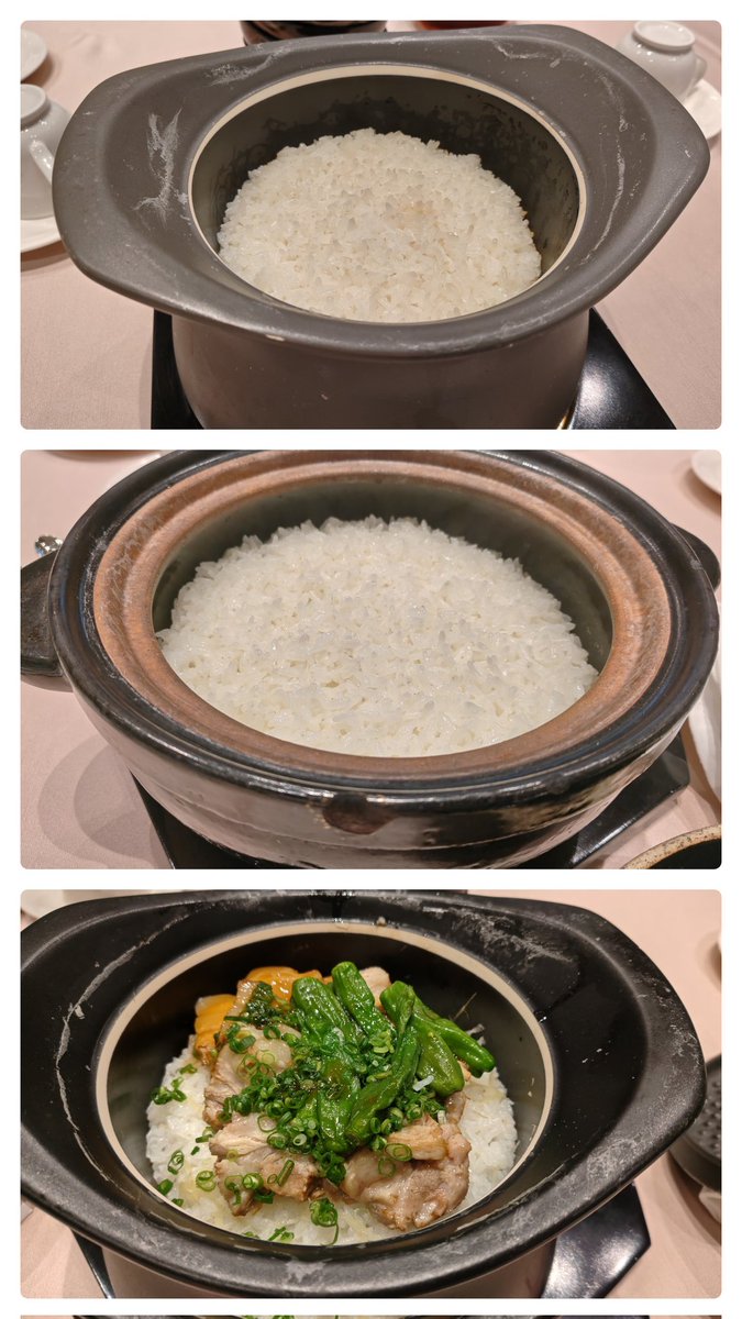 JL3087_2H's tweet photo. @shimazusanae お疲れさまでした!
お話しできてよかったです😊

土鍋ごはん🍚は、おこげもあり味も違い美味しかったです！！
ありがとうございました😆 https://t.co/o2l102BT2Q