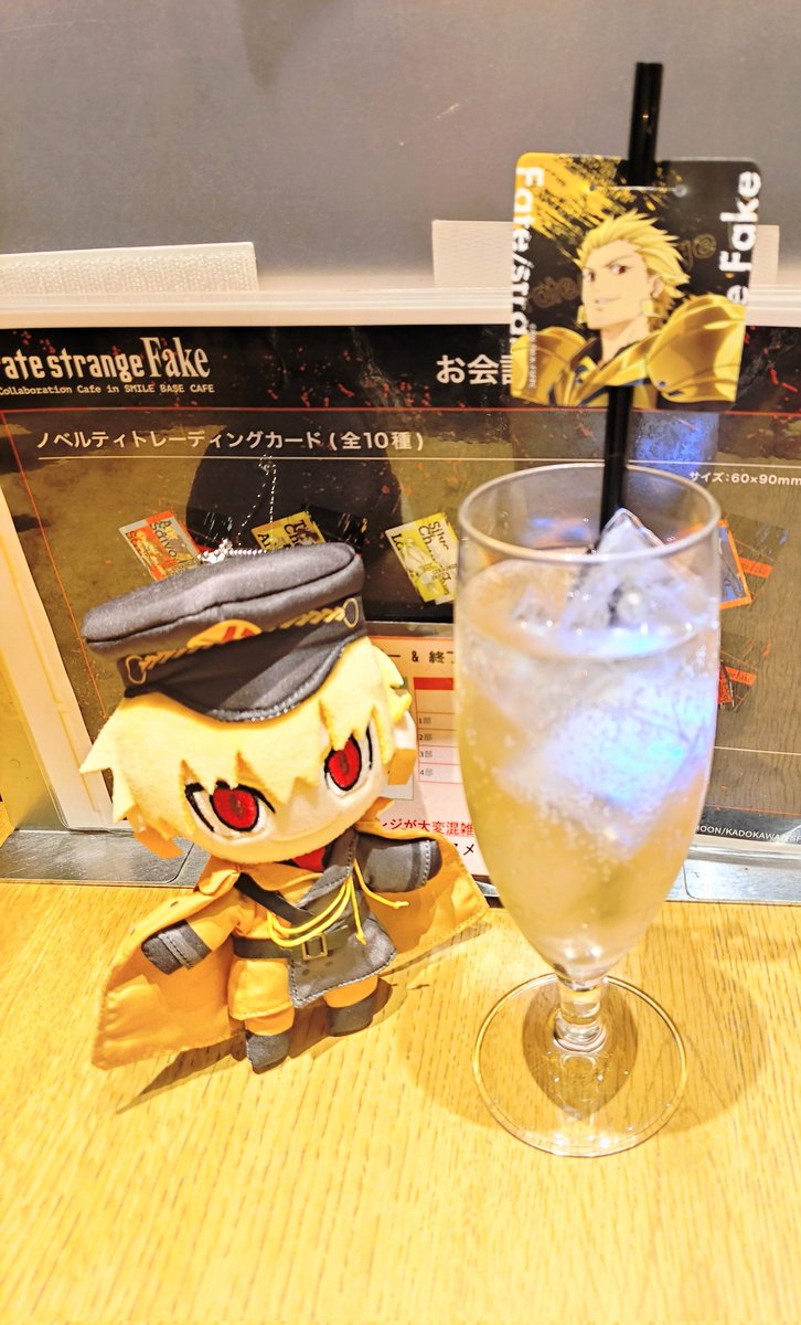 Fate/strange Fakeコラボカフェ行ってきました☺️ フードもドリンクも