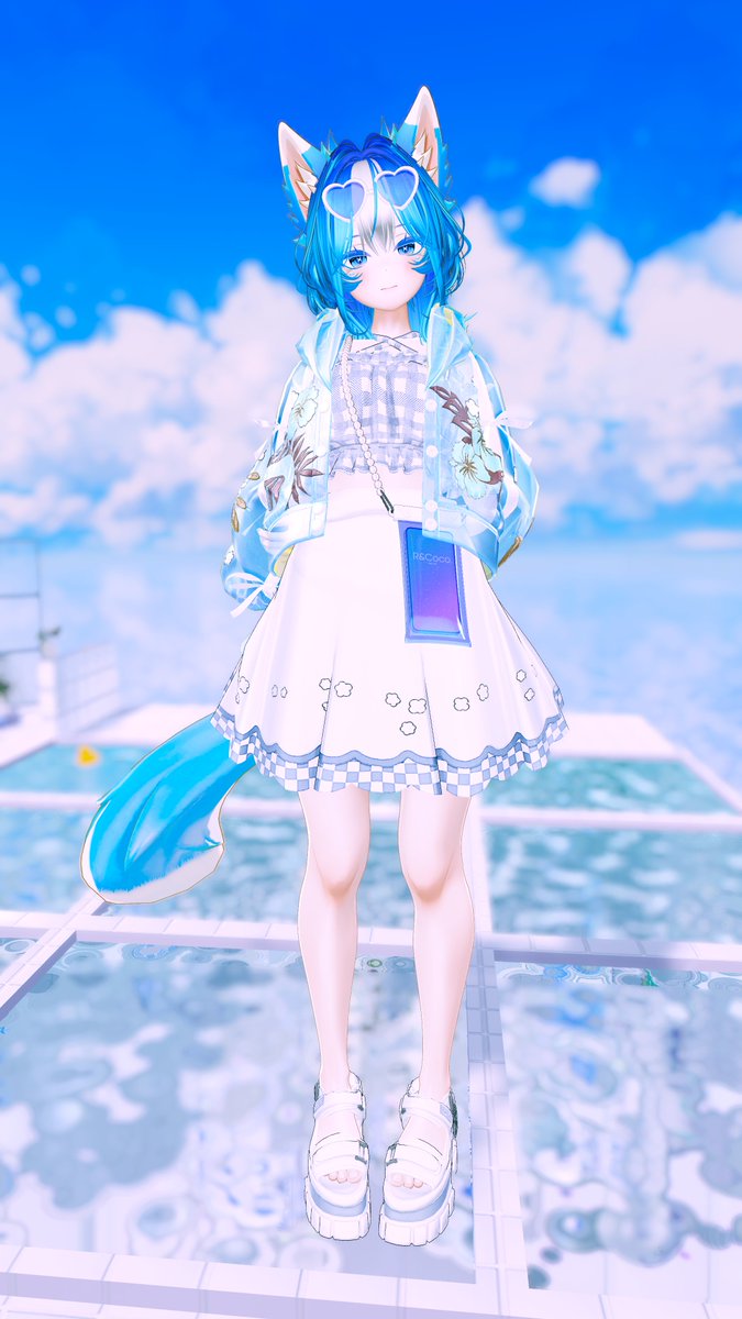 おはみぜ💙水曜日！水分補給しっかりね！ #Mayo_3D #VRChat
