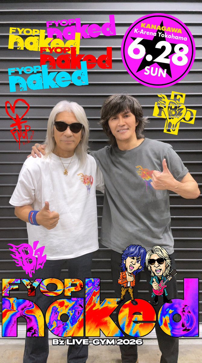 Bz_s_and_a_DoAs's tweet photo. 本日「B'z LIVE-GYM2026 -FYOP naked-」inKアリーナ横浜(2日目)参戦の皆さん!せーの!!!おつかれー!!!!!\\\\٩( 'ω' )و ////📼❤️🔥❤️🔥❤️🔥❤️🔥❤️🔥
FYOPシリーズ全て無事完走!!!!!
#Bʼz #LIVEGYM2026 #FYOPnaked #Kアリーナ横浜 #横浜公演 #ファイナル #松本孝弘 #稲葉浩志 #KPassion #完走 https://t.co/lBazCdGBc8