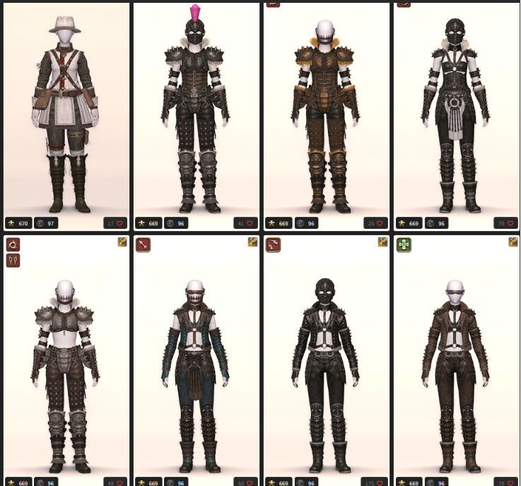 Mattmk_II's tweet photo. @ermactzually Vanila gear sets...... https://t.co/HaxeEoCtmI
