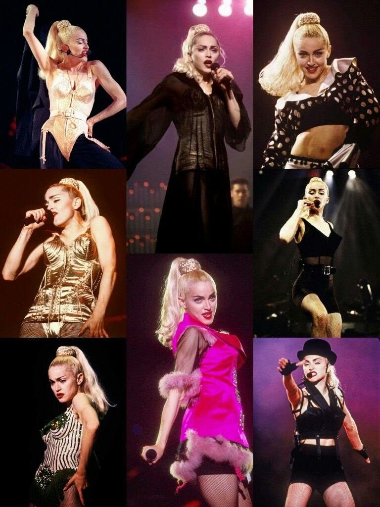 erieltica's tweet photo. its giving blond ambition WE missed you https://t.co/Z5Y5N1w2jD