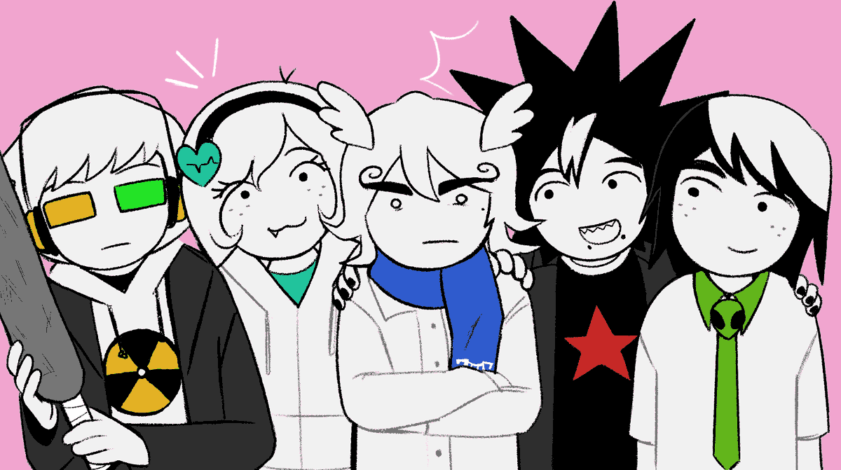 citrusclowne's tweet photo. gay friend group doodle https://t.co/JlCmnVvRIH
