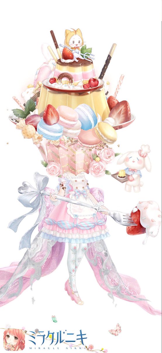 okapisansan's tweet photo. 今日はパフェの日らしいので、パフェ人間❣️
プリンパフェ食べたい🤤🍮
#ミラクルニキ　#光のギャラリー https://t.co/cXFGFdrhbp