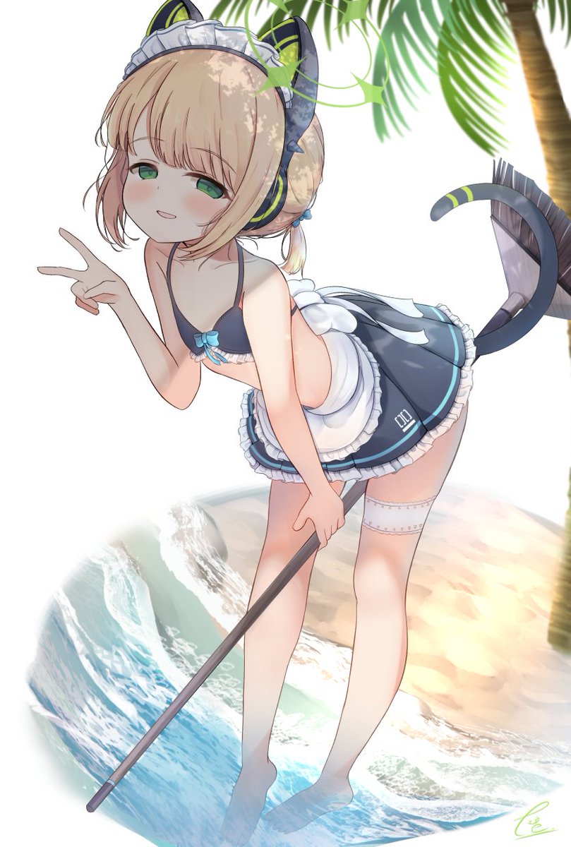 IL_teren's tweet photo. メイドサマーミドリ https://t.co/ZKuYZ88n4d
