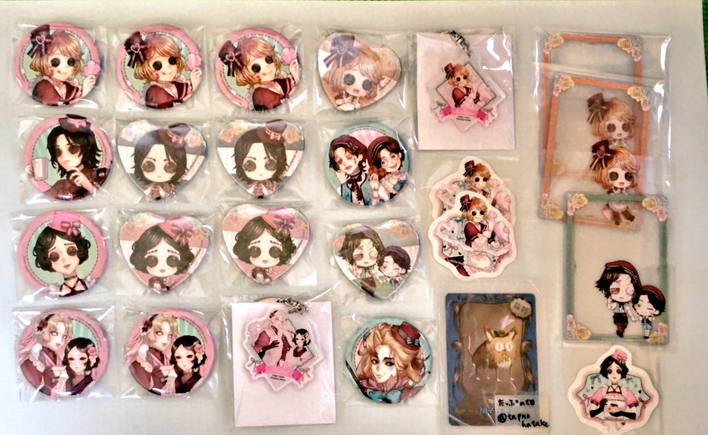 tapnohatake's tweet photo. 【交換】第五人格 Fairy Tale Collection THEキャラ 湯めぐりの径 幼稚園

譲:傭兵.気象学者.人形師.レディ・ファウロ.オペラ歌手.曲芸師.幸運児.白黒無常.夢の魔女.オフェンス.機械技師.写真家.夜の番人.幻灯師.踊り子.芸者.リッパー

求:写真5参照.探鉱者.フールズ・ゴールド.ひげさん

続きます→ https://t.co/97Ff8EQJTB