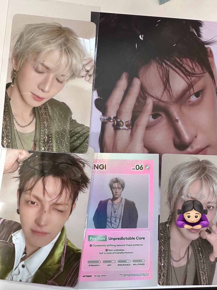 yamatoitachoco's tweet photo. ●交換希望●ATEEZ GOLDEN HOUR: Part.5 トレカ 封入 特典
【譲】写真1,2枚目(ホンジュン,ソンファ,ヨサン,ミンギ,ウヨン,ジョンホ)
【求】写真3,4枚目(✅以外のユノ,サン)
異種検討、郵送希望です💌お気軽にお声掛けください🙇🏻‍♀️#ATEEZ交換 https://t.co/R9fgJGtugJ