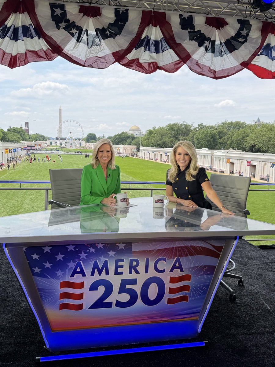 MonicaCrowley's tweet photo. 🇺🇸 TODAY! 🇺🇸

I join @ShannonBream on @FoxNewsSunday with a fun sneak peek at the exciting things underway for America’s 250th Birthday!  TUNE IN 🇺🇸

https://t.co/O4Y3QLhIWc  @Freedom250 https://t.co/RBXwjZGZ67