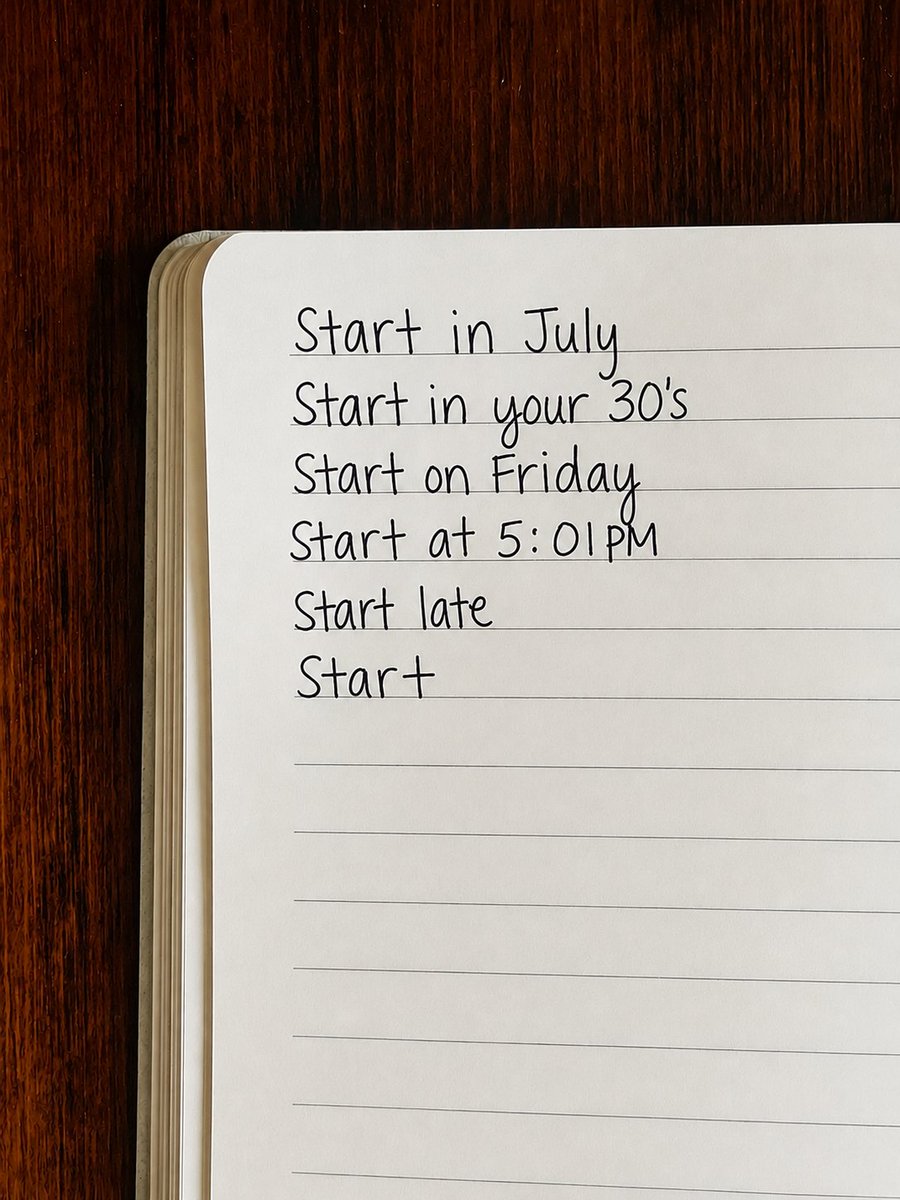 DearS_o_n's tweet photo. Just start. You'll figure it out on the way. https://t.co/vt68Tdtmdq