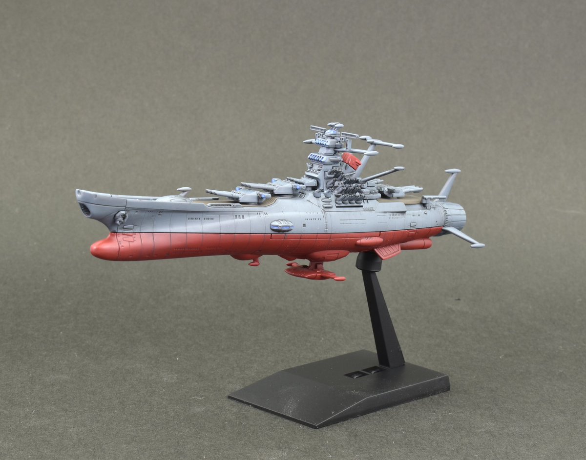 IAF_F4X's tweet photo. バンダイ メカコレ(2202・���)宇宙戦艦ヤマト完成しました。
アンドロメダ・ガミラス艦同様、旧版とリメイク版合わせて制作しました。
さすが主役メカ、密度が素晴らしい👍

 #宇宙戦艦ヤマト https://t.co/ELATKmo2uK