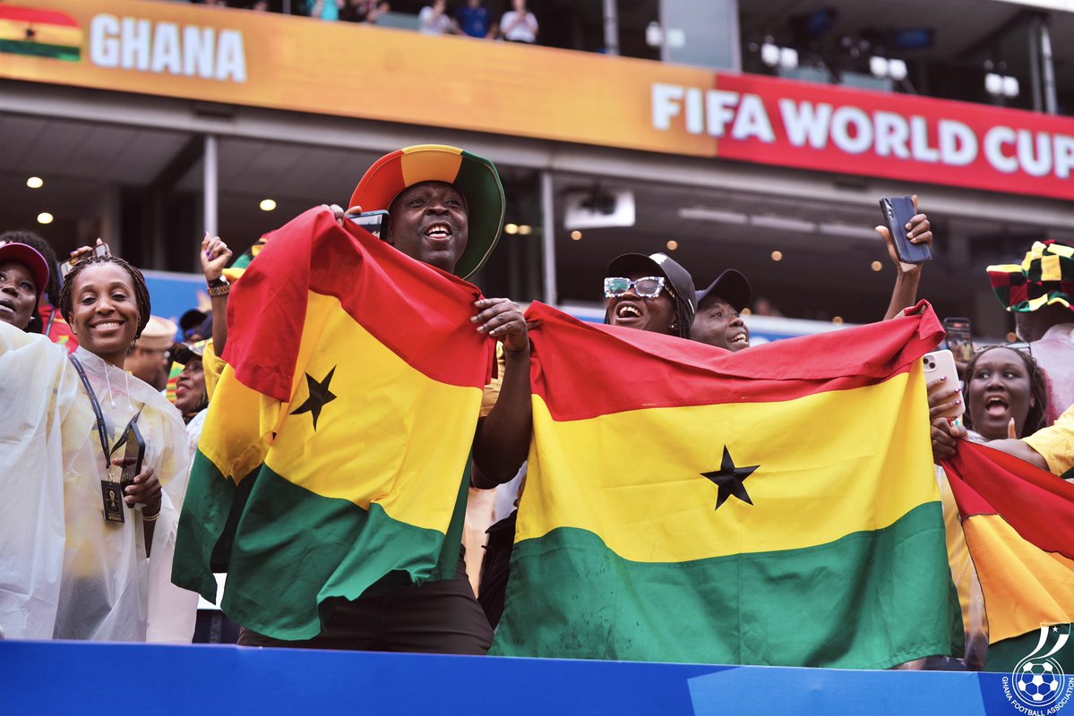 GhanaBlackstars's tweet photo. 🙌🏾 Ghana showed up in Philadelphia.❤️ Thank you for the continuous support 🫶🏾

#BlackStars | #FIFAWorldCup https://t.co/sLM9vdU43d