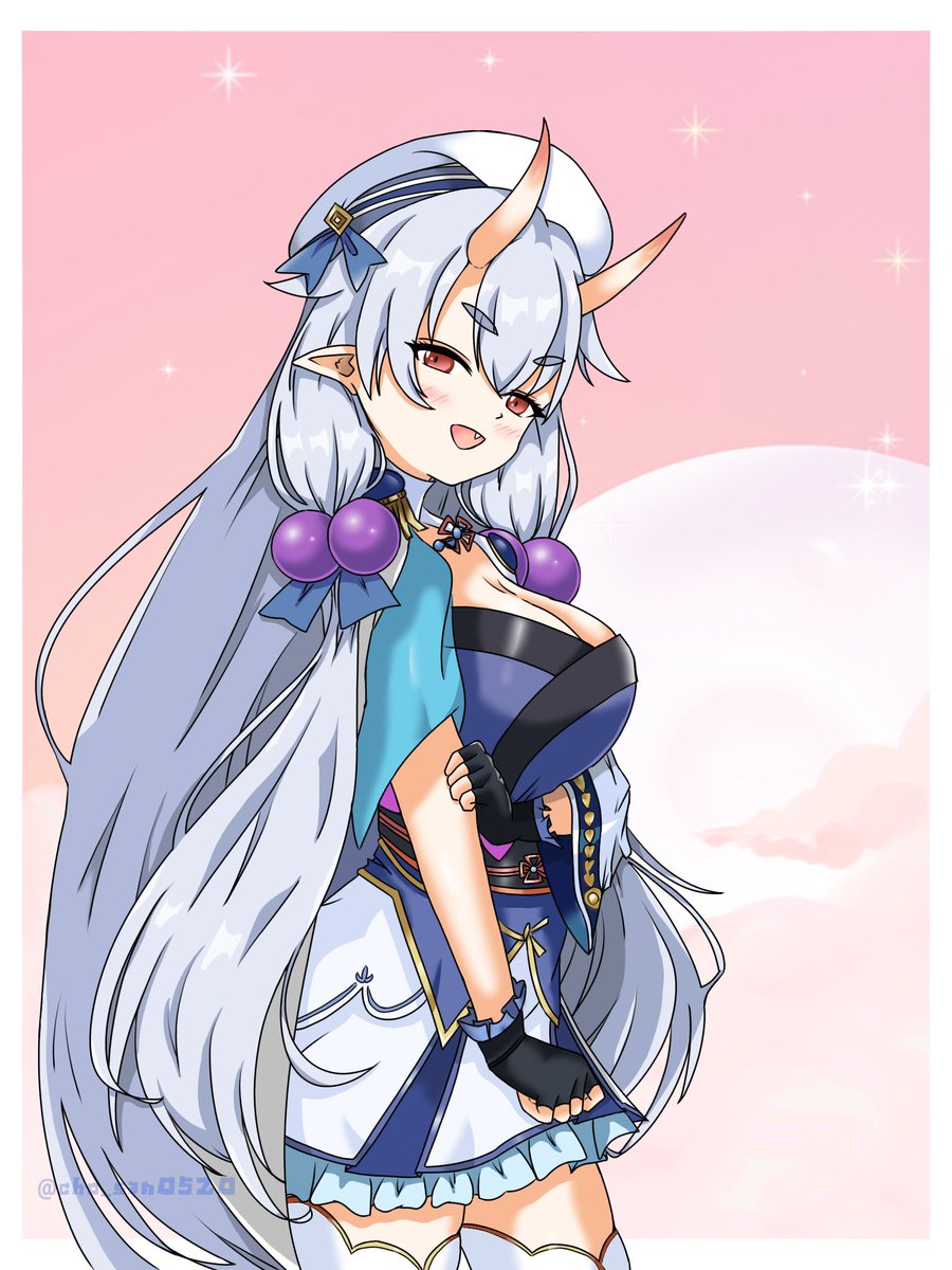 cho_san0520's tweet photo. 帝国鬼娘サザンカ
シンプルな性能のイベユニだが帝国降臨の白以下攻略では信頼できる火力を誇る
#千年戦争アイギス #アイギスお絵かき https://t.co/hLGHFPl4Rg