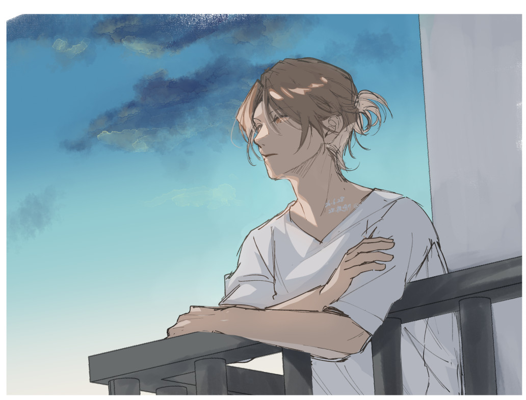 trifle428's tweet photo. #OC 28.「夜明け」 https://t.co/3kPKJzfpXr