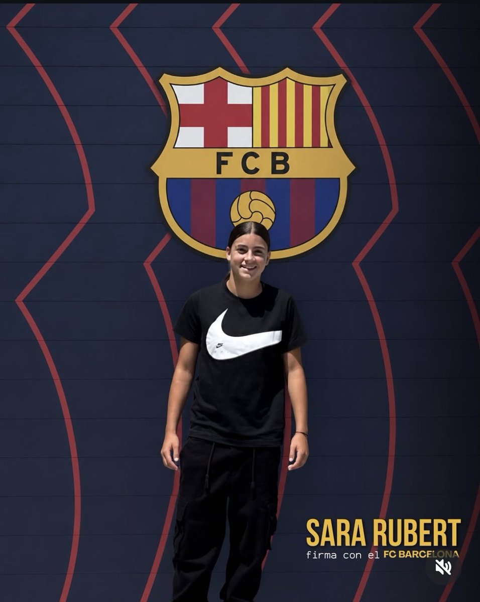FusterDavid20's tweet photo. Sara Rubert ya es culé! 

La jugadora natural de Burriana, y una de las grandes promesas de la cantera del @CVFFemenino abandona el Villarreal CF para continuar su formación en el @FCBfemeni https://t.co/oK2M2S9Dlu