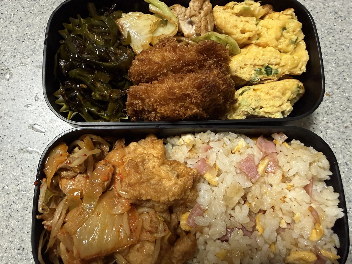 junpei4782's tweet photo. こんばんはー
本日の20分弁当🍱
いってきまーす https://t.co/s4RgSEOTCj