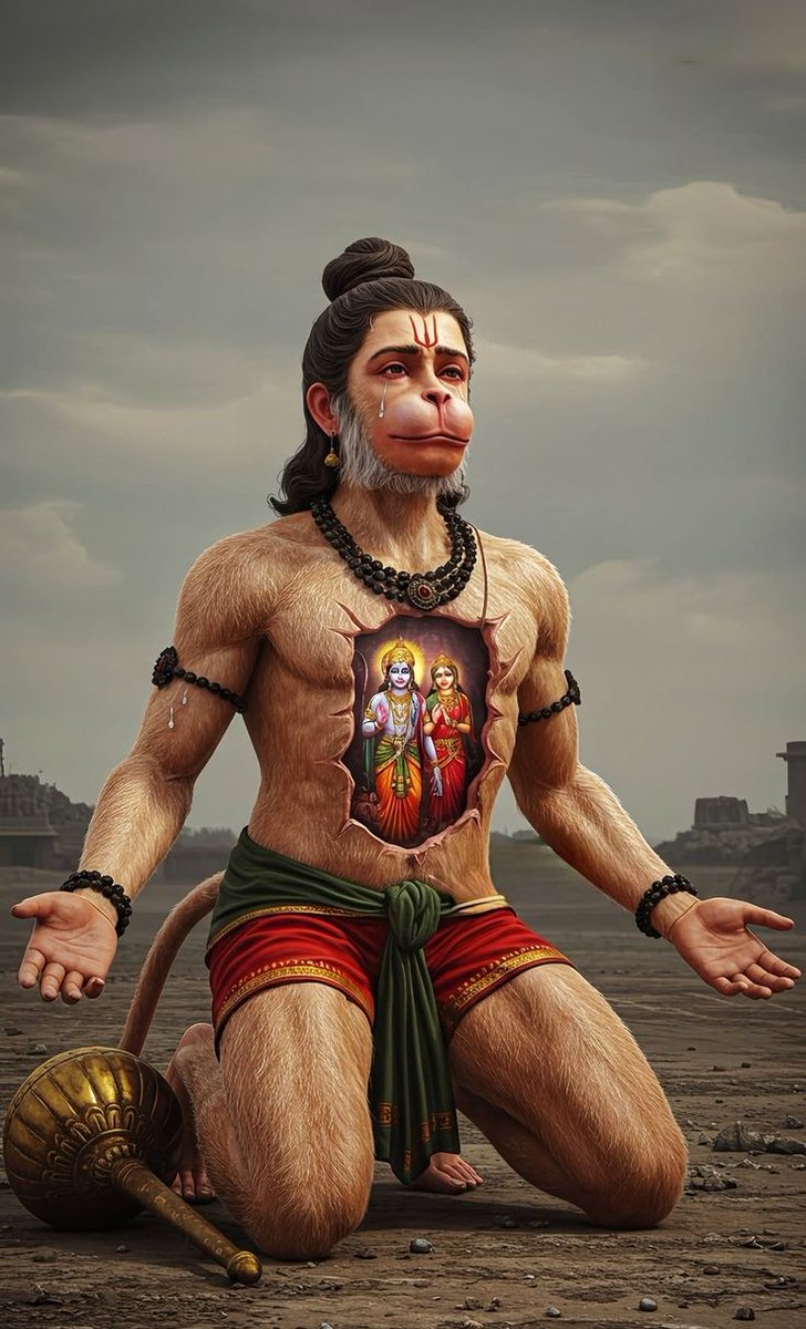Dharma0292's tweet photo. In Hanuman's heart, Sita and Ram reign forever.
Jai Shri Ram 🚩 https://t.co/QVL6qOWawj