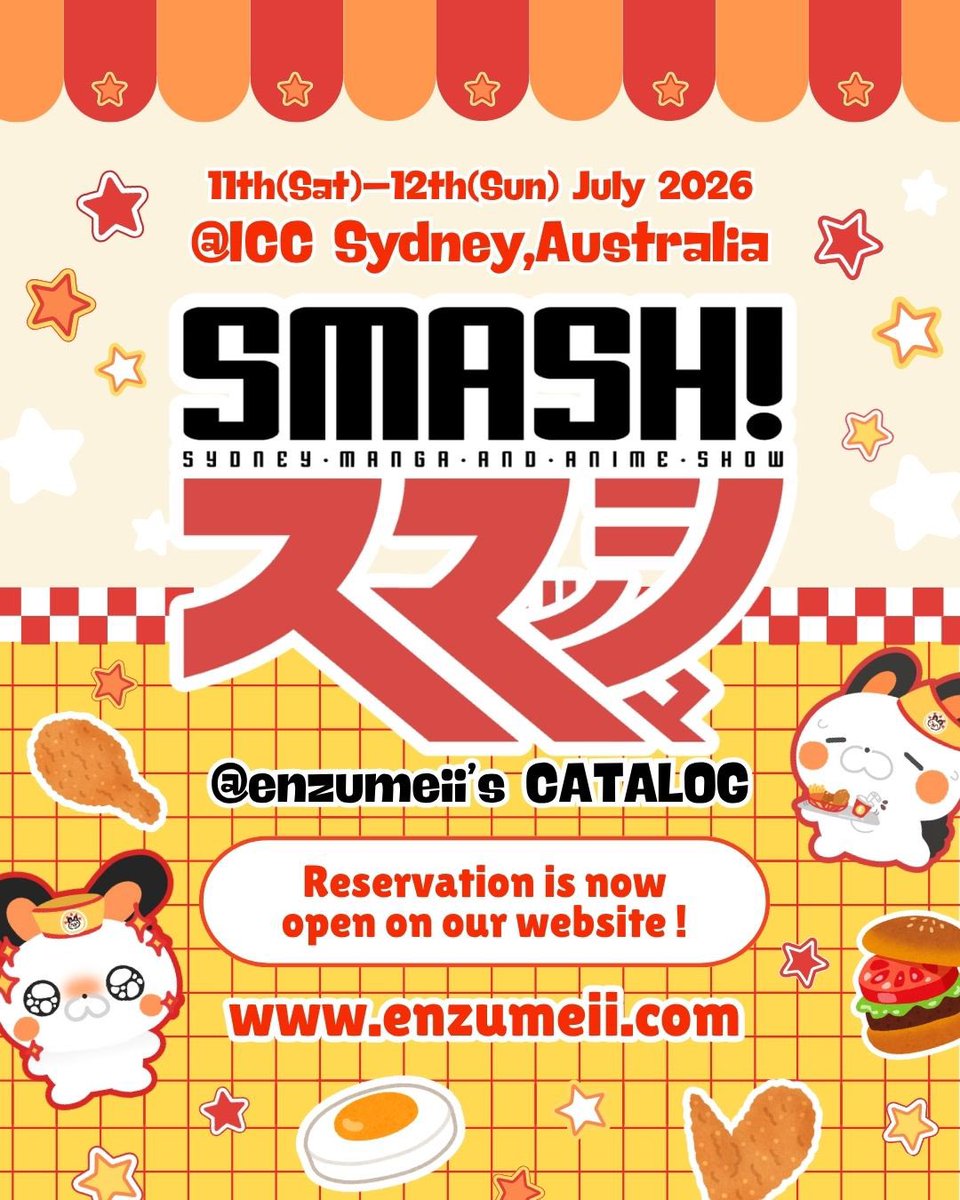 zuzurollco's tweet photo. Reshares are very appreciated !!

YAHOO australia I’m BAACKKK for #smashcon !! 💃🏻🪩🕺🏻

Reservation is now 🟢OPEN🟢 

THANK UU if u have any questions just DM or comment ! (🫵🏻 ᵒ̵̶̷᷄ ˙̫̮ ˂̶᷅ )⭐️⭐️⭐️

⬇️(1/6)
#smashcon2026 #smashcon2026catalogue https://t.co/9TllPOl2dK