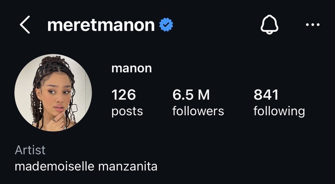 Manon_Team's tweet photo. Manon has surpassed 6.5M followers on Instagram.

She gained 100k followers in 24 hours!!!!👀

Let's get the people's princess to 7 Milly. https://t.co/RnLcdZOfE3