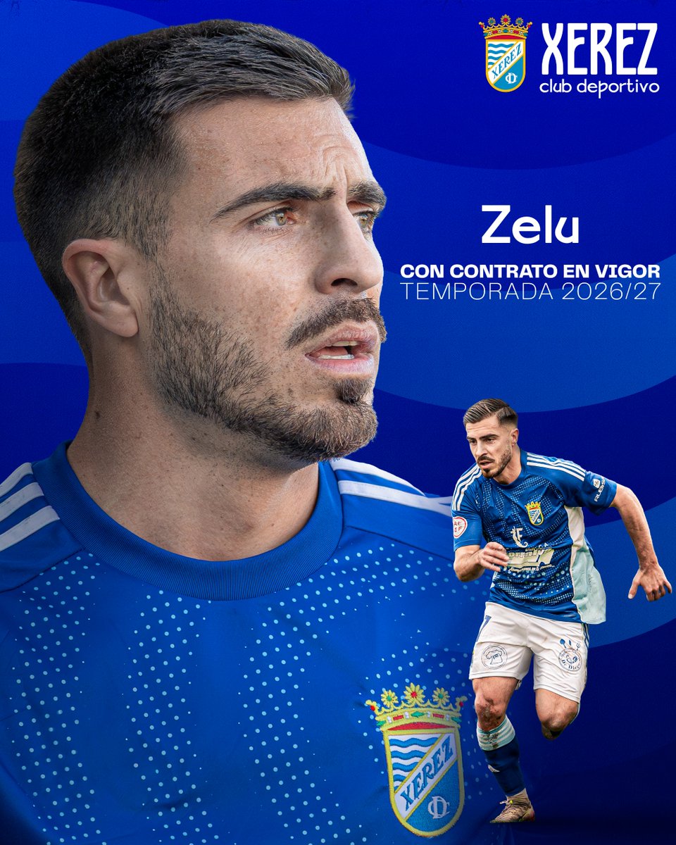 XerezCD_OFICIAL's tweet photo. 📢 𝗢𝗙𝗜𝗖𝗜𝗔𝗟 | @Joselugarper10 mantiene su vinculación con el #Xerez

⚽️ El atacante, con contrato en vigor, formará parte del conjunto azulino en la 26/27.

🖱️ https://t.co/4CezvFpHTL

#ZeluAzulino https://t.co/t0fwTd04N9