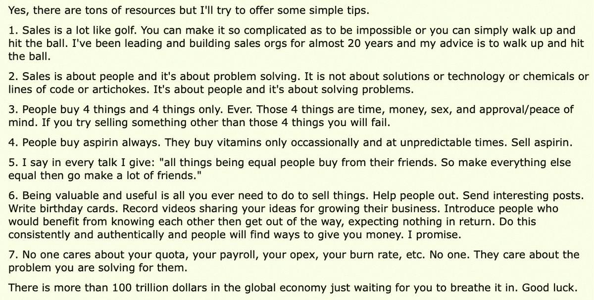 gatajacute's tweet photo. Solid tips on closing deals 💡

Keep it simple. Listen more than you talk.
Solve their problem, not yours.
That's pretty much it. https://t.co/qSlZ1Um3Hn
