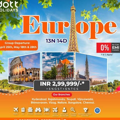 Susmit_999's tweet photo. Around 1-2 Million Indian Tourist travel to Western Europe every year spending around minimum 3-4 Lakhs per person in the May-June period..

Imagine What kind of Bad luck many have got this year...

Literally went from Mild 38° in India to Extreme 40° in Europe🥲 https://t.co/sNnN8Vvjnb