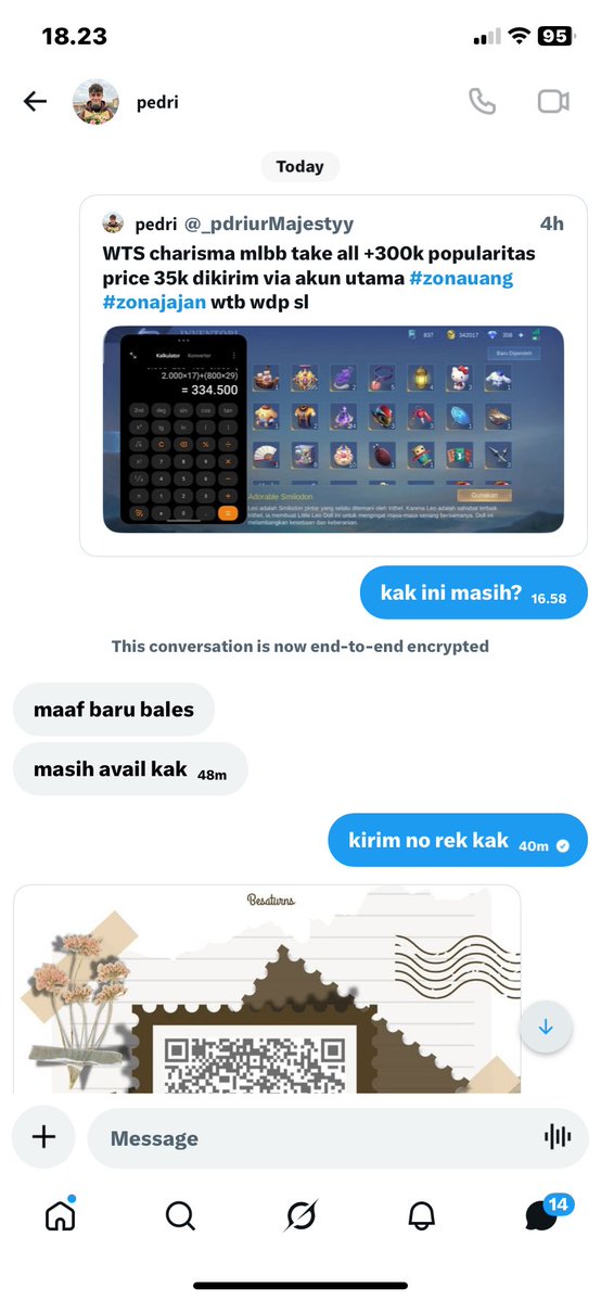 nicciyy's tweet photo. seru jir wkwkwk https://t.co/dH2bOJKimr