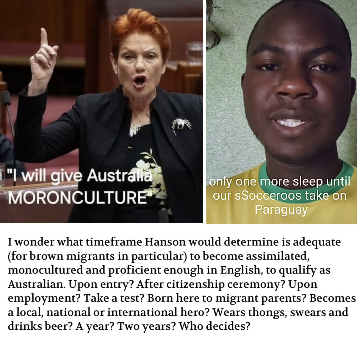 WhyWhynot13's tweet photo. @PaulineHansonOz https://t.co/eVMXyD8pwP