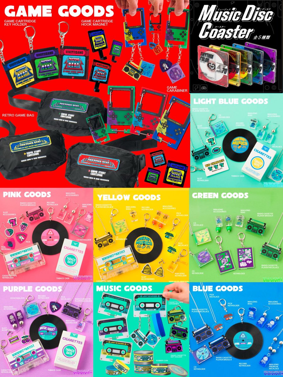 🌈🎉 #HMJ2026 出店🎉🌈 ビビッドなアクリル雑貨盛りだくさん‼️ 🟥MD