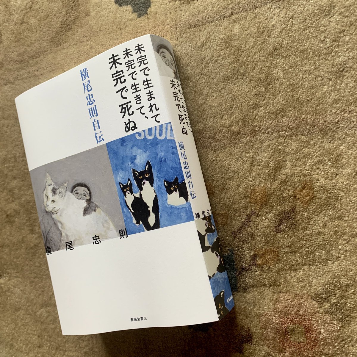 kurimoto3000's tweet photo. 「未完で生まれて未完で生きて、未完で死ぬ」横尾忠則
60年代から80年代までを綴った自伝。
サイン入りの本をネットで購入。息子さんからのメッセージと、美術展の招待状まで付いて来た。
偶然にも、本が届いた日が、横尾忠則氏の90歳の誕生日だった。 https://t.co/X1T9ANzoaU