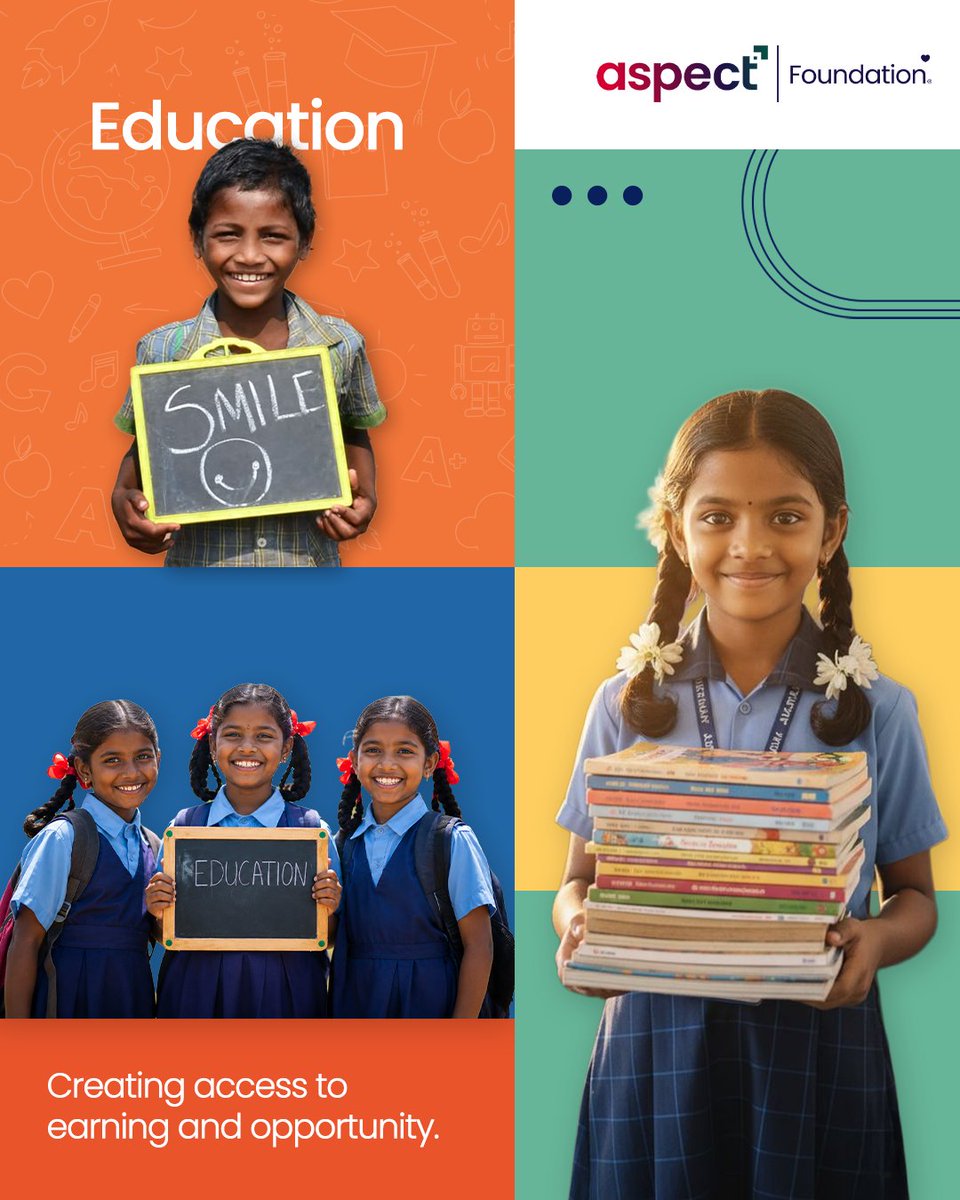 AspectFndn's tweet photo. Empowering children through education. Supporting elders by providing care and treating them with dignity. Preserving the planet through sustainability. 📚👵🌱

This is what we do every single day at Aspect Foundation. We are building a brighter, greener, and more compassionate future for all. Join the movement!

#AspectFoundation #EducationForAll #CareForElders #EcoFriendly #MakeADifference