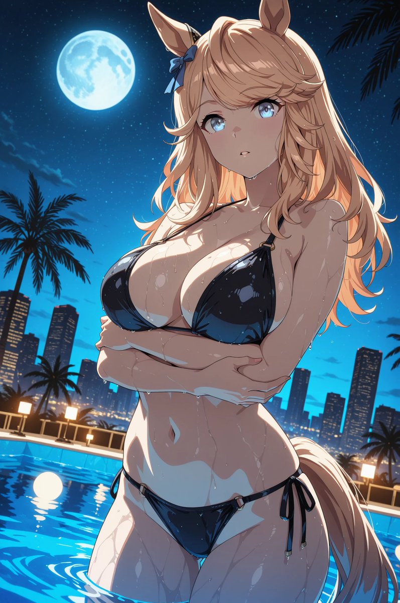koruri00xx's tweet photo. ナイトプール🌖＆シチー🏙️ https://t.co/sKxkorNmKd