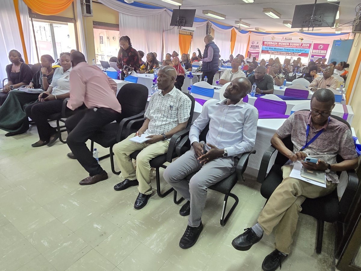uoneducation's tweet photo. To the young women and students here today do not wait for permission to lead. Step up, speak out, and make your presence undeniable. @uonbi @FLAIRUON @Alumni_UoN #WeAreUoN https://t.co/QggpuvPL6o