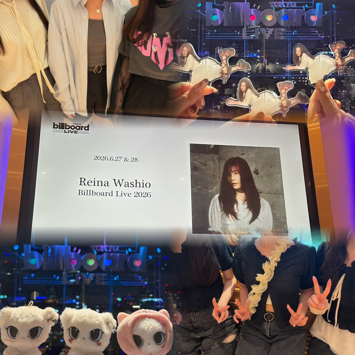 Candy_55555's tweet photo. 2026.6.27・28 Reina Washio Billboard Live

東京も最前から沢山見ることができて
心が満たされた特別な時間でした🫶🏻

もう今回のライブが半分以上終わってしまったと思うと悲しい🥺

残りのライブも全力で楽しみます🥲

@rei__official_ 
#鷲尾伶菜 #Billboard https://t.co/7ZYX4TNBQc