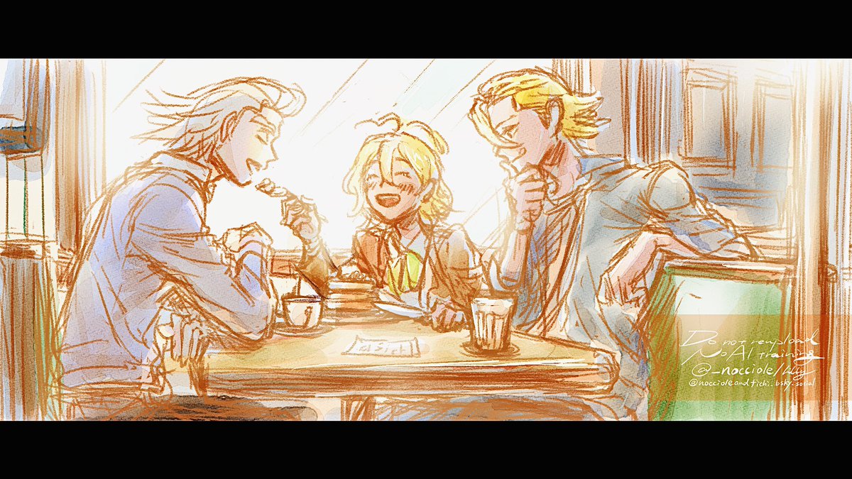 _nocciole's tweet photo. 🍉🚬✖️🥞　また学パロ世界線 https://t.co/GOGsajr6Z2
