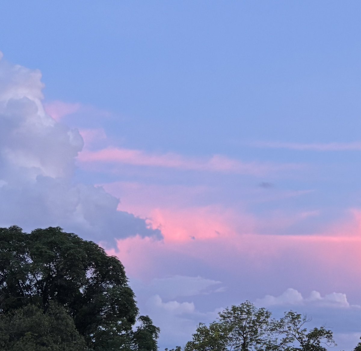 reallmerrii's tweet photo. ท้องฟ้า 19:00น สวยมากกก ความสวยใน 3มุม 🏜️🌅🌈 https://t.co/iEOydLriLS