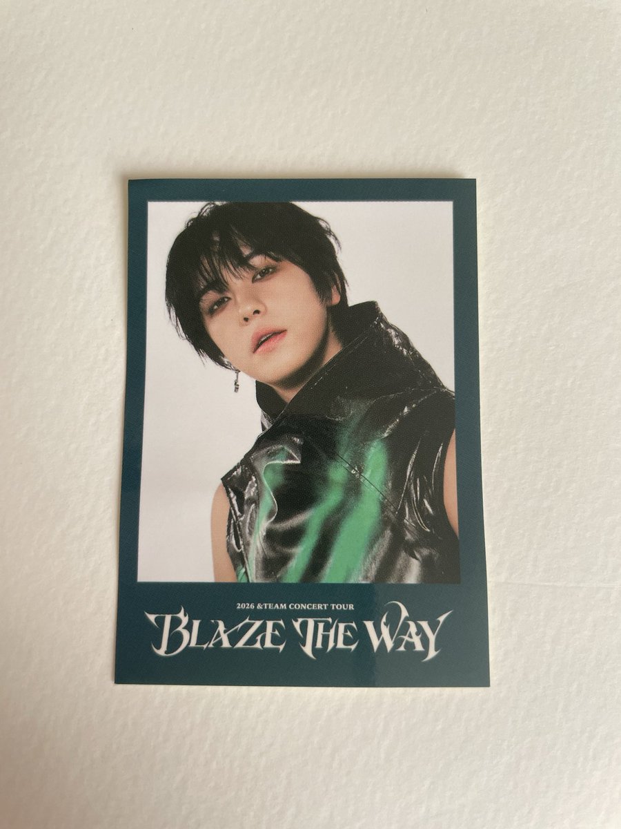 K64800146's tweet photo. &amp;TEAM andteam BLAZE THE WAY アプグレ ステッカー 交換 

【譲】TAKI タキ
【求】K ケイ

郵送での交換希望
お気軽にお声かけください。 https://t.co/DHGNSrFJox