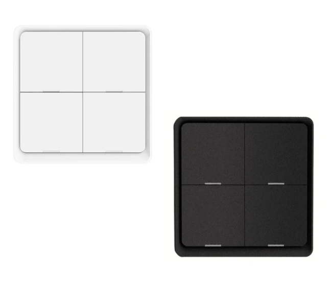 ZigbeeSmart's tweet photo. 👆 One tap. Four possibilities.

The Tuya 4-Way Zigbee Scene Switch puts your favourite smart home routines at your fingertips.

Your home, your rules. 🏠✨

#SmartHome #Zigbee #Tuya #SceneSwitch #HomeAutomation #SmartLiving #Tech https://t.co/YvXuCpfbWl