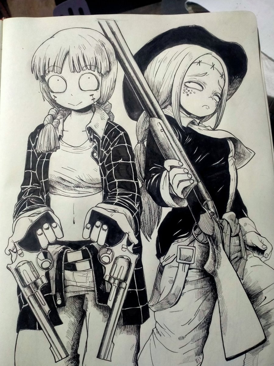 oligotd's tweet photo. no guns allowed 

#drawing #oc #illustrationㅤ #sketch #guns #whatever #dark https://t.co/oeInEZ6yII