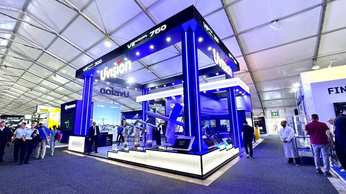 Israeli firm UVision Group showcased its advanced loitering munitions ...