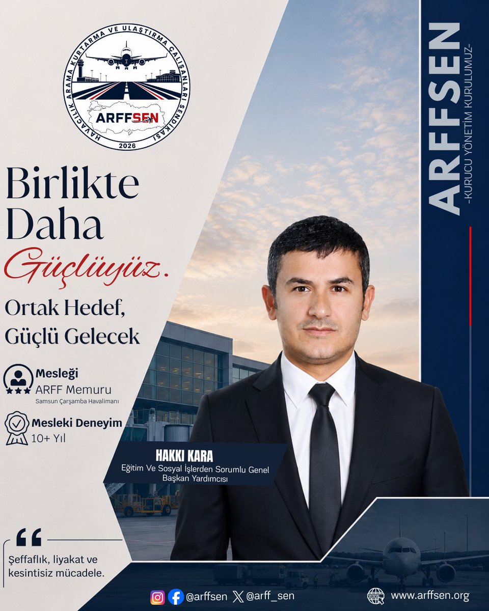 ARFF_SEN's tweet photo. Yönetim Kurulumuzun her bir üyesi, sahadaki deneyimini ve birikimini üyelerimizin hak ve menfaatlerini korumak, çalışma hayatını geliştirmek ve sendikal dayanışmayı güçlendirmek adına büyük bir sorumluluk bilinciyle ortaya koymaktadır. https://t.co/6xV6q1kDdu